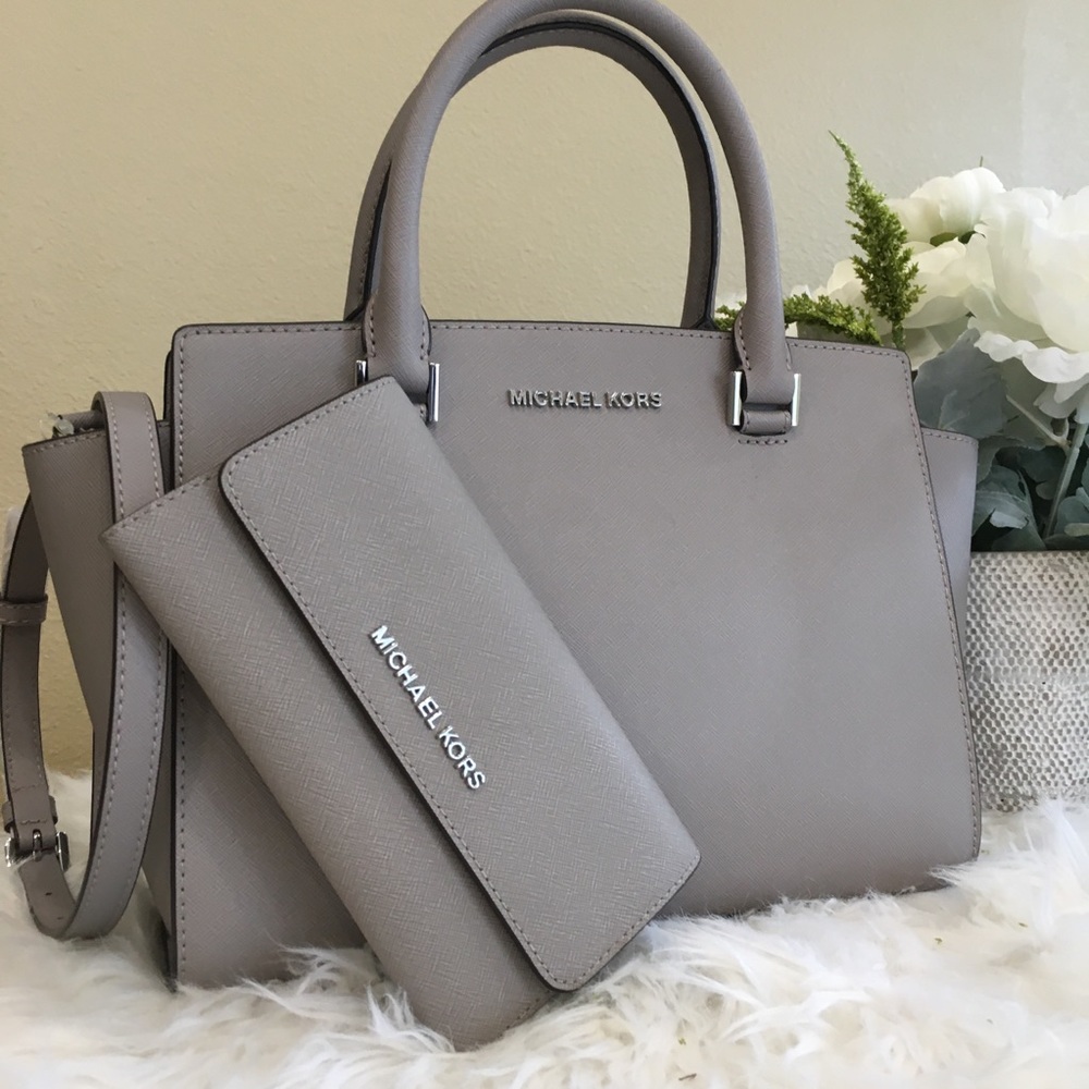 Last set✨Michael Kors medium Selma Satchel wallet - Picture 1 of 8